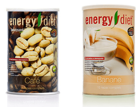 Energy diets taste